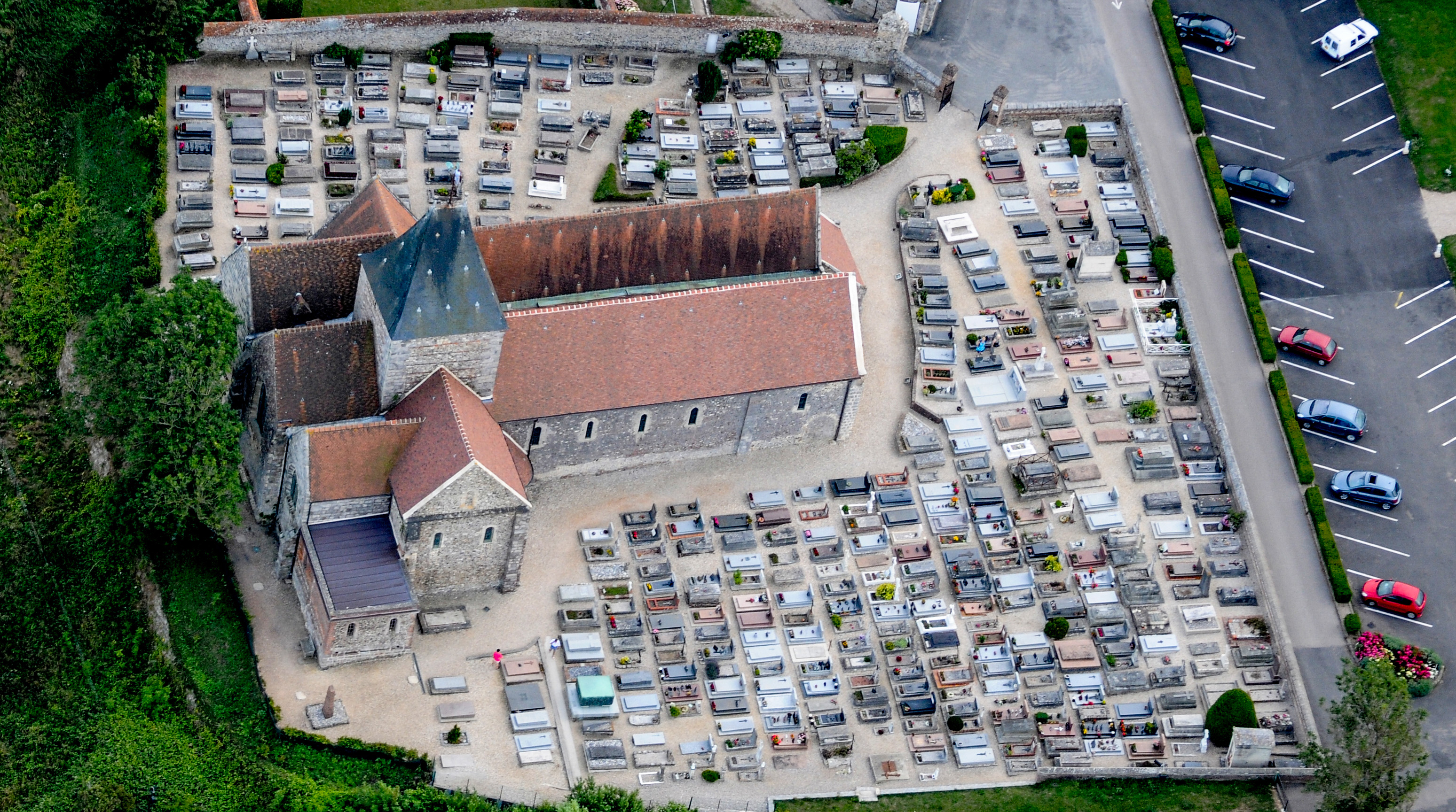 église et cimetière de Varengeville • Photo © Stéphane l’Hôte