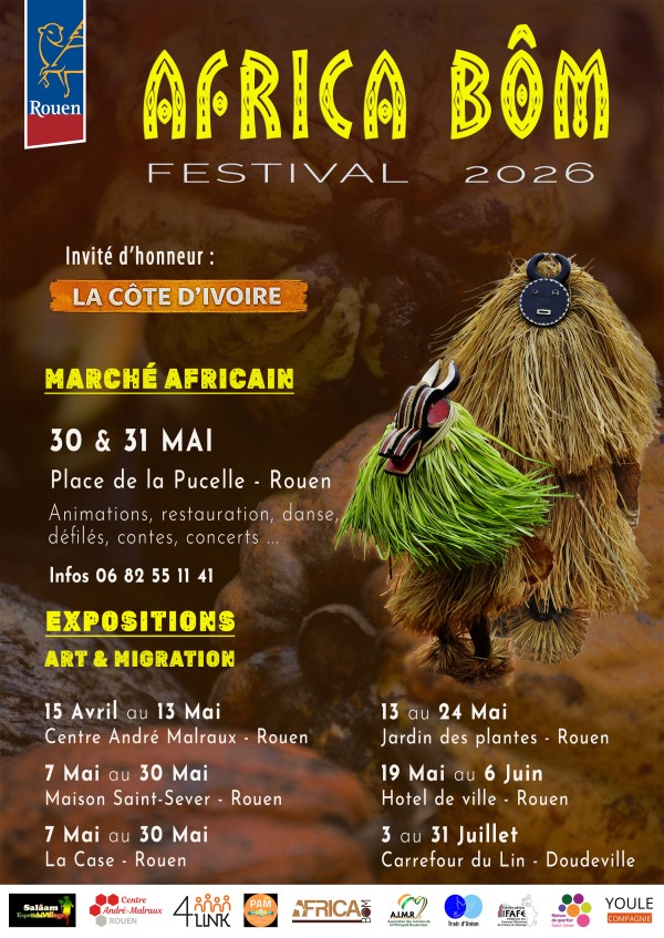 Affiche du festival Africa Bôm 2026
