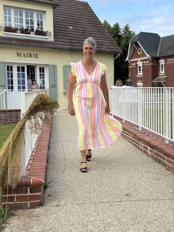 Défilé de mode à Angiens - 6 juillet 2025 dans le cadre du festival du lin