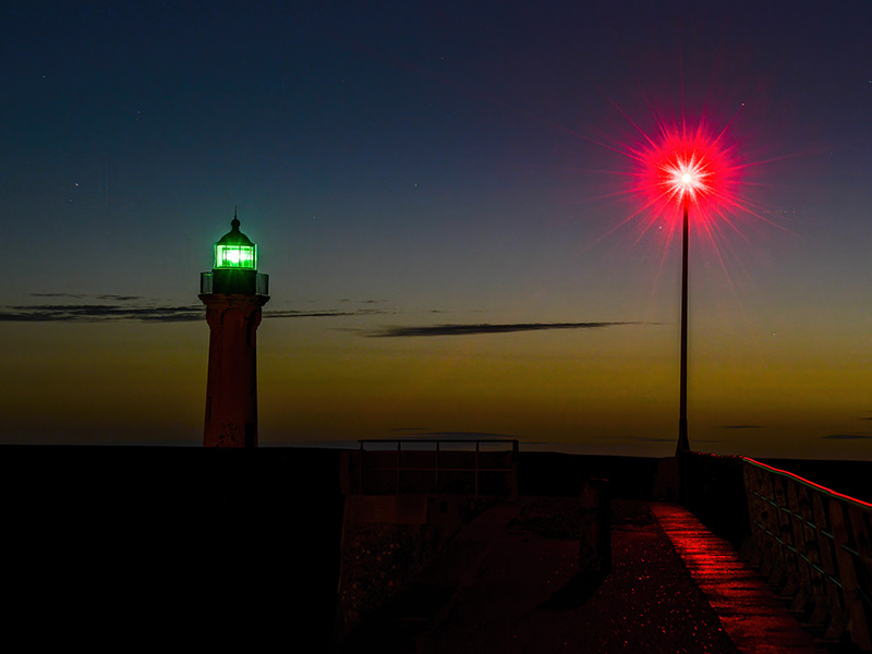 Les feux du chenal, gardiens de la nuit