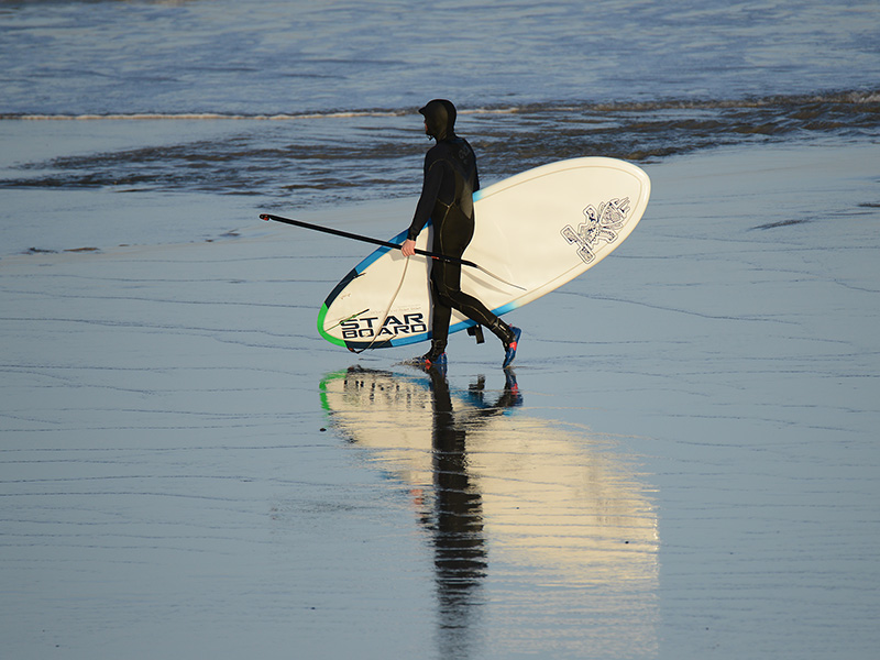 Pourville-sur-Mer : partir en paddle sur le miroir de l’hiver